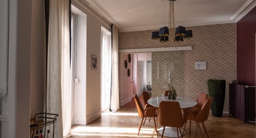 Salle à manger dans un appartement à Mulhouse, par Beauté Intérieure, Décoratrice UFDI 68