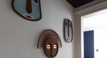 masques africains suspendus au mur, par Beauté Intérieure, Décoratrice UFDI 68