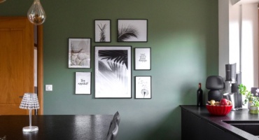 vue des tableaux noirs et blancs, par Beauté Intérieure, Décoratrice UFDI à Mulhouse 68