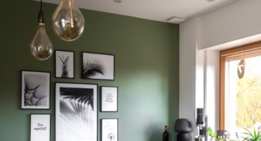 mise en avant du mur vert, par Beauté Intérieure, Décoratrice UFDI à Mulhouse 68